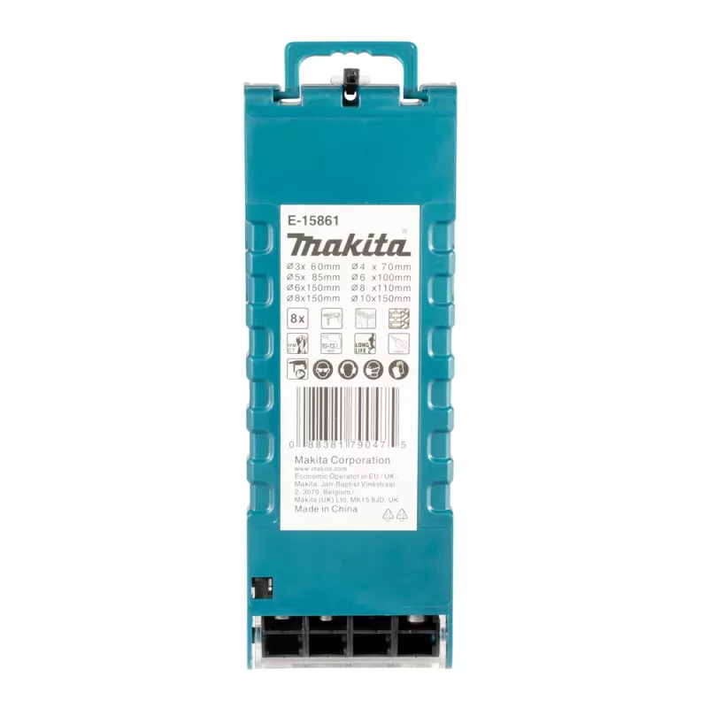 Makita E-15861 SDS-Plus hamerboorset 8-delig, hardmetaal bezet
