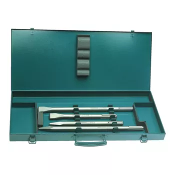Makita beitelset plat, spits 4-delig 24 mm SDS-Max lengte 280 mm, 400 mm voor Makita DHR243, DHR243