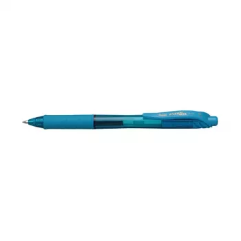 Pentel EnerGel X retractable gelpen - blauwe inkt - 0.7 mm - blauwe behuizing - kunststof - tweezijdig bruikbaar