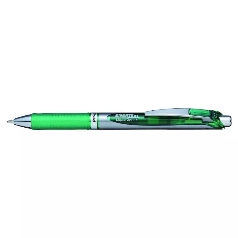Pentel EnerGel BL80-DX retractable gelpen 0.5 mm groen