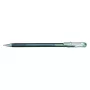 Pentel Hybrid Dual Metallic gelpen - metallic zilver - 1.0 mm - met dop