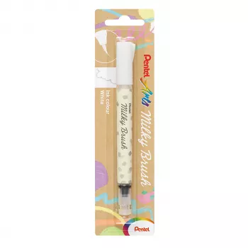 Pentel Milky Brush pen, wit