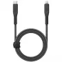 ENERGEA Flow USB-C naar Lightning-kabel 1,5m zwart 60W 3A PD snelladen MFi-gecertificeerd