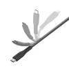ENERGEA Flow USB-C naar Lightning-kabel 1,5m zwart 60W 3A PD snelladen MFi-gecertificeerd