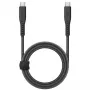 ENERGEA Flow USB-C naar USB-C-kabel 1,5m zwart 240W 5A PD snelladen