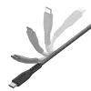 ENERGEA Flow USB-C naar USB-C-kabel 1,5m zwart 240W 5A PD snelladen