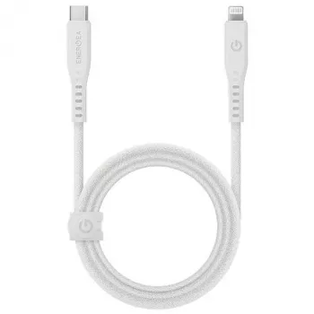 ENERGEA Flow USB-C naar Lightning-kabel 1,5m wit 60W 3A PD snelladen MFi