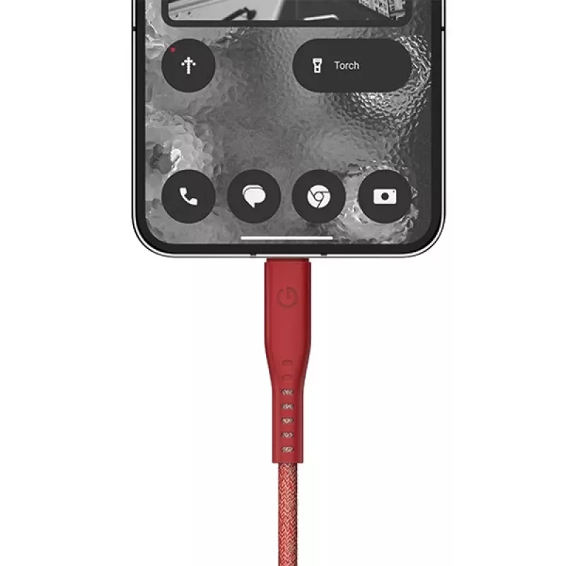 ENERGEA Flow USB-C naar USB-C-kabel 1,5m rood 240W 5A PD snelladen