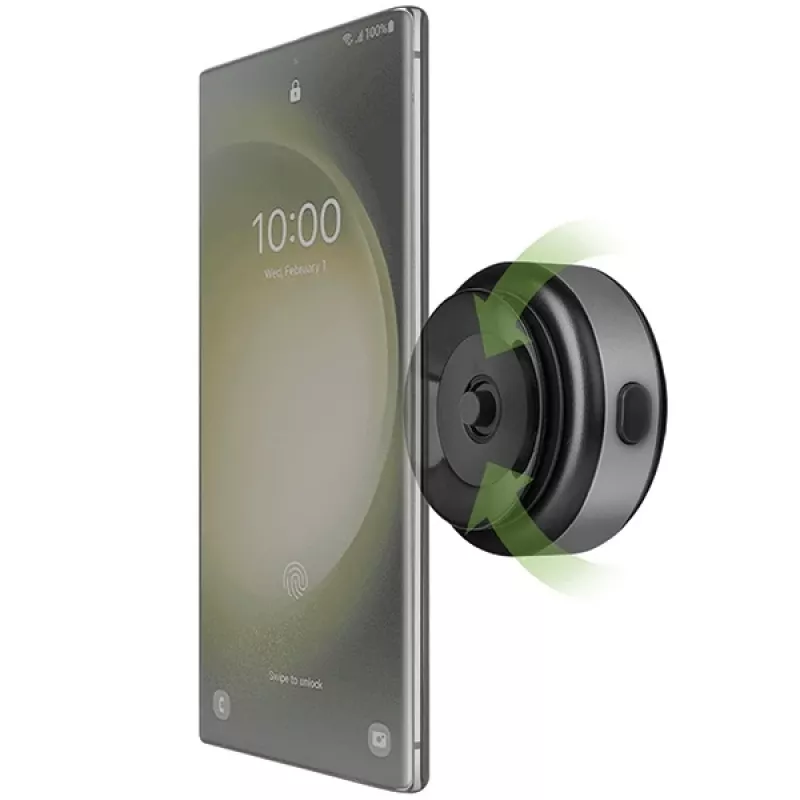 ENERGEA universele inductieve AirLock-autohouder voor dashboard/luchtrooster zwart