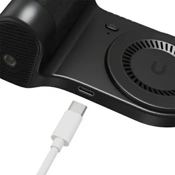 ENERGEA MagCam Grip PG-MCG5K-BLK magnetische telefoongrip met 5000mAh powerbank, zwart
