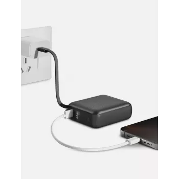 Energea Integra Mini 10000mAh powerbank USB-C PD 35W grijs