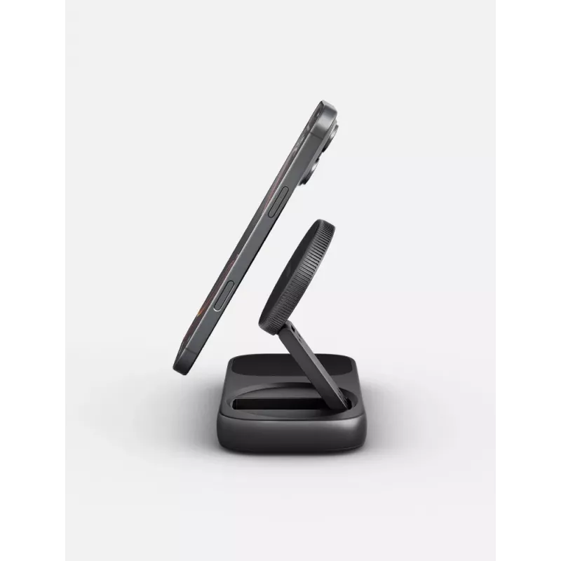 ENERGEA WiDock Plus 7-in-1 USB-C 3.1 dockingstation met Qi2 draadloos opladen, grafiet