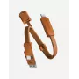 ENERGEA Sheath Key 2-in-1 USB-C naar USB-C/USB-A kabel 15cm oranje