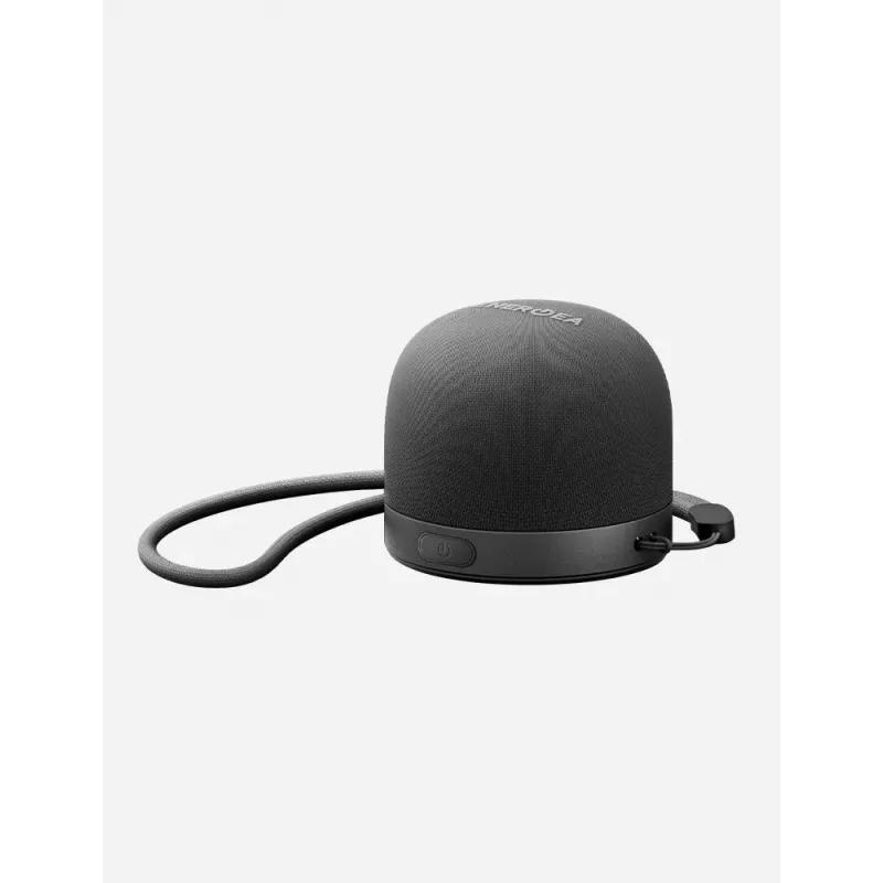 ENERGEA MagAudio Go Plus Qi MagSafe draagbare bluetooth-luidspreker met draagriem, grafiet