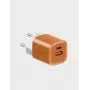 ENERGEA Ampcharge GaN35 USB-C/USB-A PD/PPS/QC3.0 35W wandlader oranje
