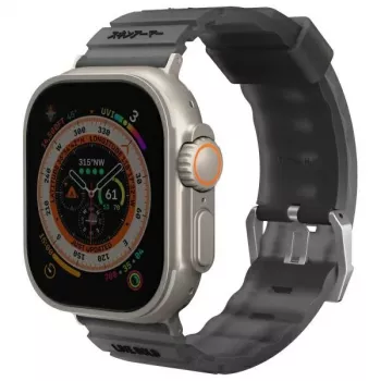 SKINARMA Shokku Watch band voor Apple Watch 49/46/45/44mm - smoke