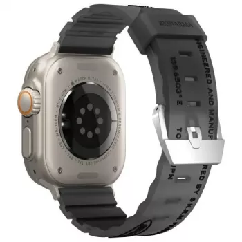 SKINARMA Shokku Watch band voor Apple Watch 49/46/45/44mm - smoke