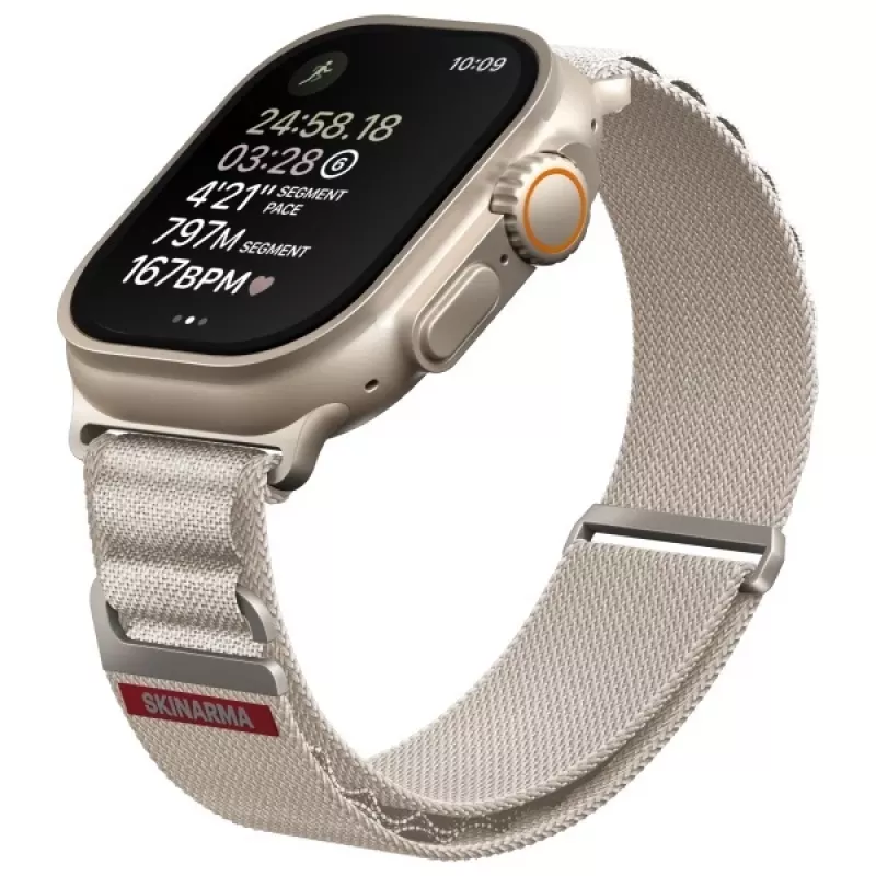 Skinarma Kobu Apple Watch band 49/46/45/44mm ivory