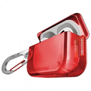 SKINARMA Saido beschermhoes voor AirPods Pro 2e generatie - rood
