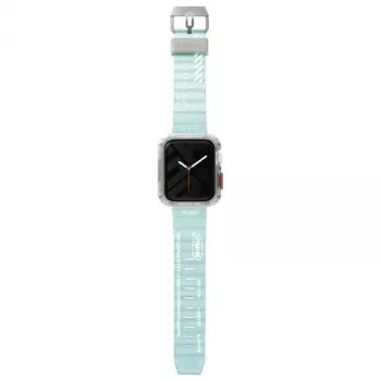 Skinarma Shokku Apple Watch band 45/44/42mm blauw