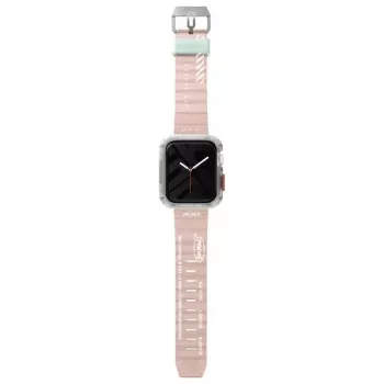 Skinarma Shokku Apple Watch band 45/44/42mm lichtroze