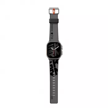 Skinarma Spunk Apple Watch band pewter green