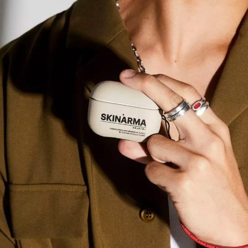 Skinarma Spunk hoes voor AirPods Pro 2e generatie - pewter green