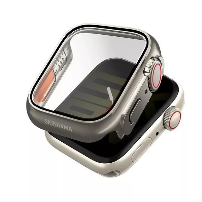 Skinarma Gado Pro hoes voor Apple Watch 41mm - titanium