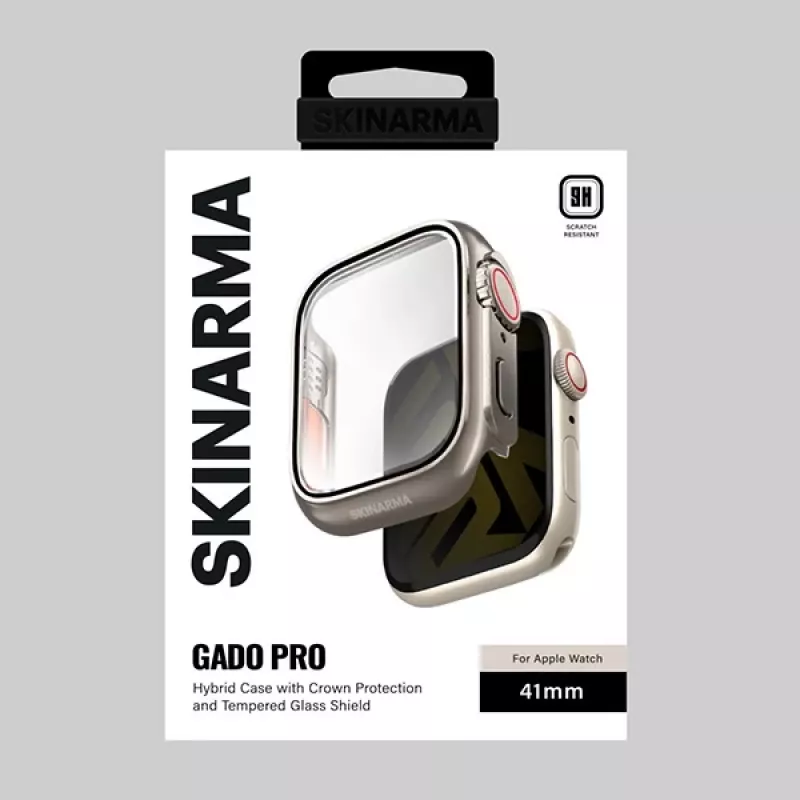 Skinarma Gado Pro hoes voor Apple Watch 41mm - titanium