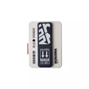 Skinarma Mirage Spunk wallet magnetic grip stand ivoor