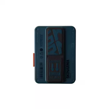 Skinarma Mirage Spunk wallet magnetic grip stand blauw