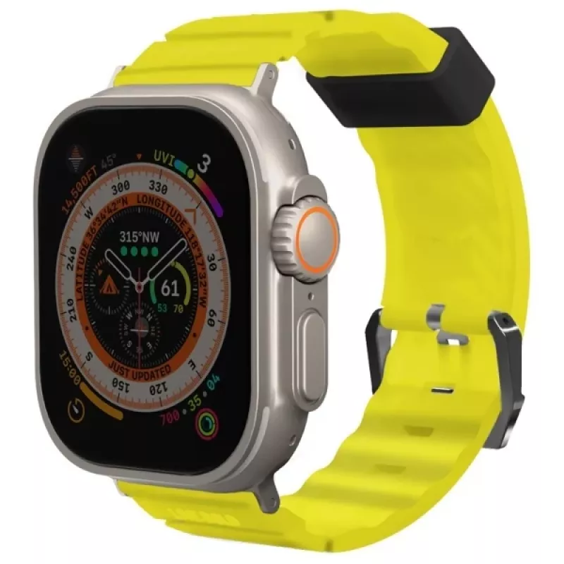 SKINARMA Shokku Apple Watch band 49/45/44mm electric yellow