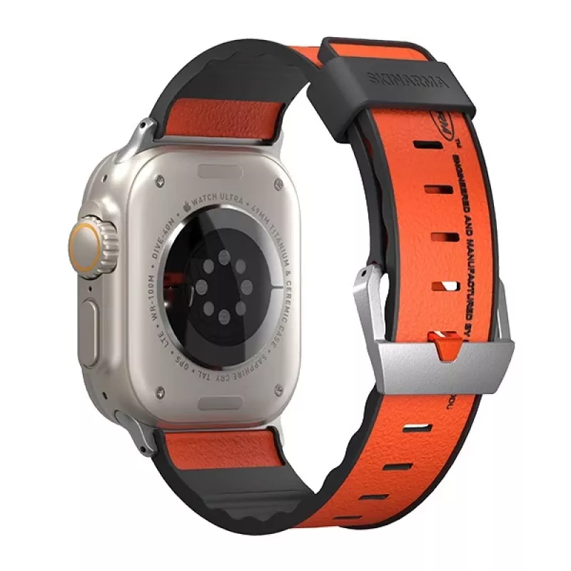 Skinarma Spunk Apple Watch band 49mm oranje