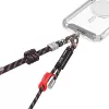 Skinarma Dyno universele telefoonlanyard obsidian