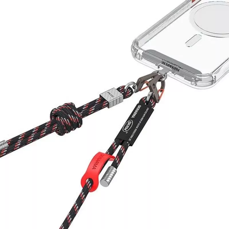 Skinarma Dyno universele telefoonlanyard obsidian