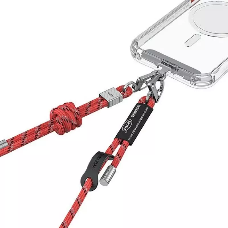 Skinarma Dyno universele telefoonlanyard vermilion