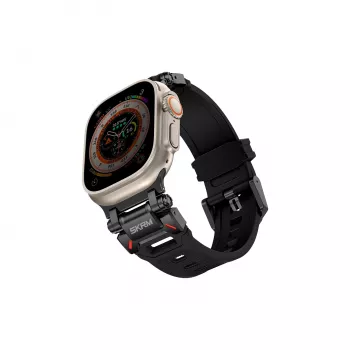 Skinarma Titon Apple Watch Ultra 49mm band zwart