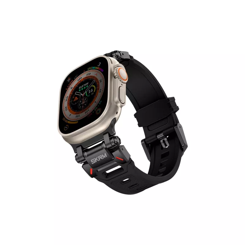 Skinarma Titon Apple Watch Ultra 49mm band zwart