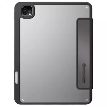 Skinarma Kira Kobai Folio Hoes voor iPad Pro 11 inch M4 2024 / M5 2025, Gunmetal