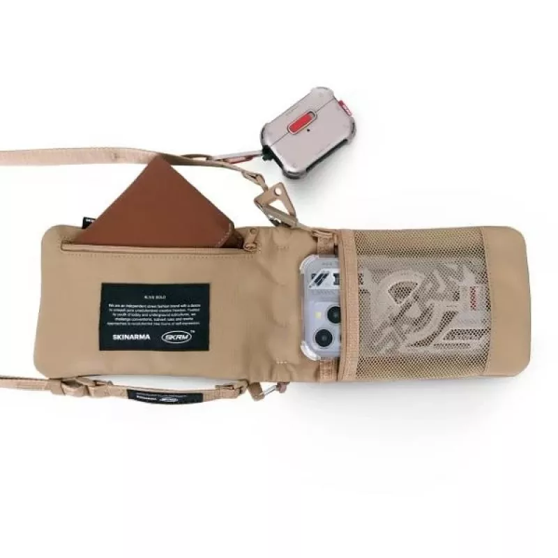 SKINARMA Juno Telefoon Sling Bag Khaki