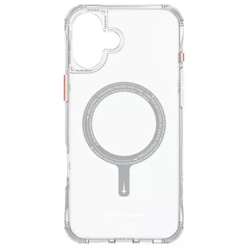 SKINARMA Saido Magnetische Oplaadhoes voor iPhone 16 6,1 inch Clear