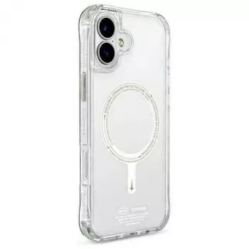 SKINARMA Saido Hoes voor iPhone 16 6,1 inch met magnetisch opladen Groen (Niteglow)