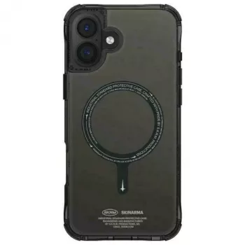 SKINARMA Saido Magnetische Hoes voor Apple iPhone 16 Plus 6,7 inch Zwart