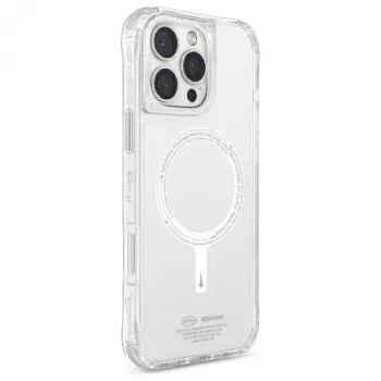 Skinarma Saido iPhone 16 Pro 6.3 inch Magnetic Charging hoesje groen (Niteglow)