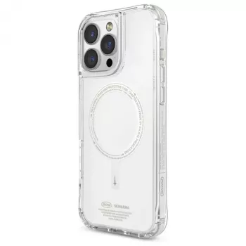 Skinarma Saido iPhone 16 Pro 6.3 inch Magnetic Charging hoesje groen (Niteglow)