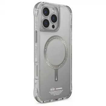 Skinarma Saido hoesje voor iPhone 16 Pro 6,3 inch magnetisch laden titanium