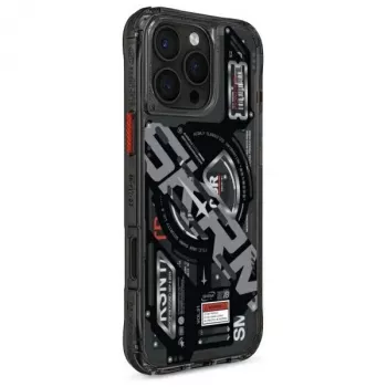 Skinarma Ekho hoesje voor iPhone 16 Pro 6,3 inch magnetisch laden zwart