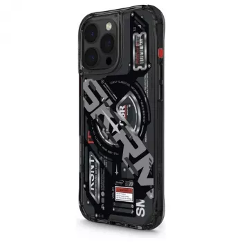 Skinarma Ekho hoesje voor iPhone 16 Pro 6,3 inch magnetisch laden zwart