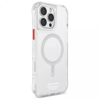SKINARMA Saido Magnetische Oplaadhoes voor iPhone 16 Pro Max 6,9 inch Clear