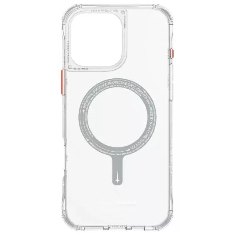 SKINARMA Saido Magnetische Oplaadhoes voor iPhone 16 Pro Max 6,9 inch Clear